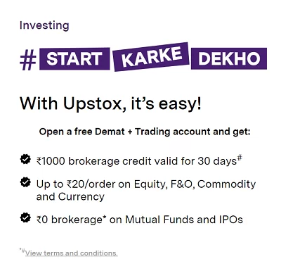 Upstox referral link code toptenners