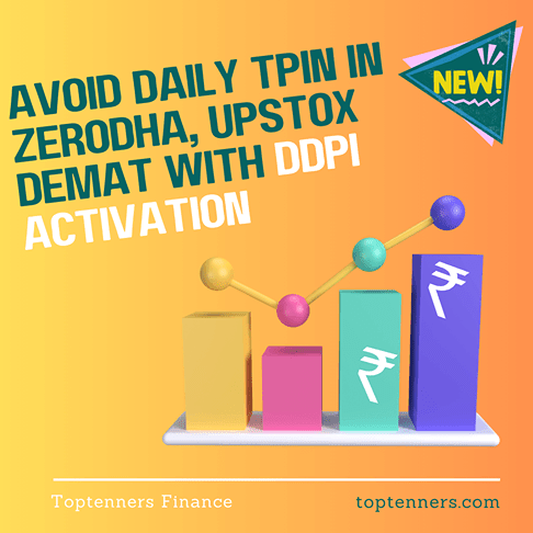 Avoid daily tpin in zrodha and upstox ith ddpi activation